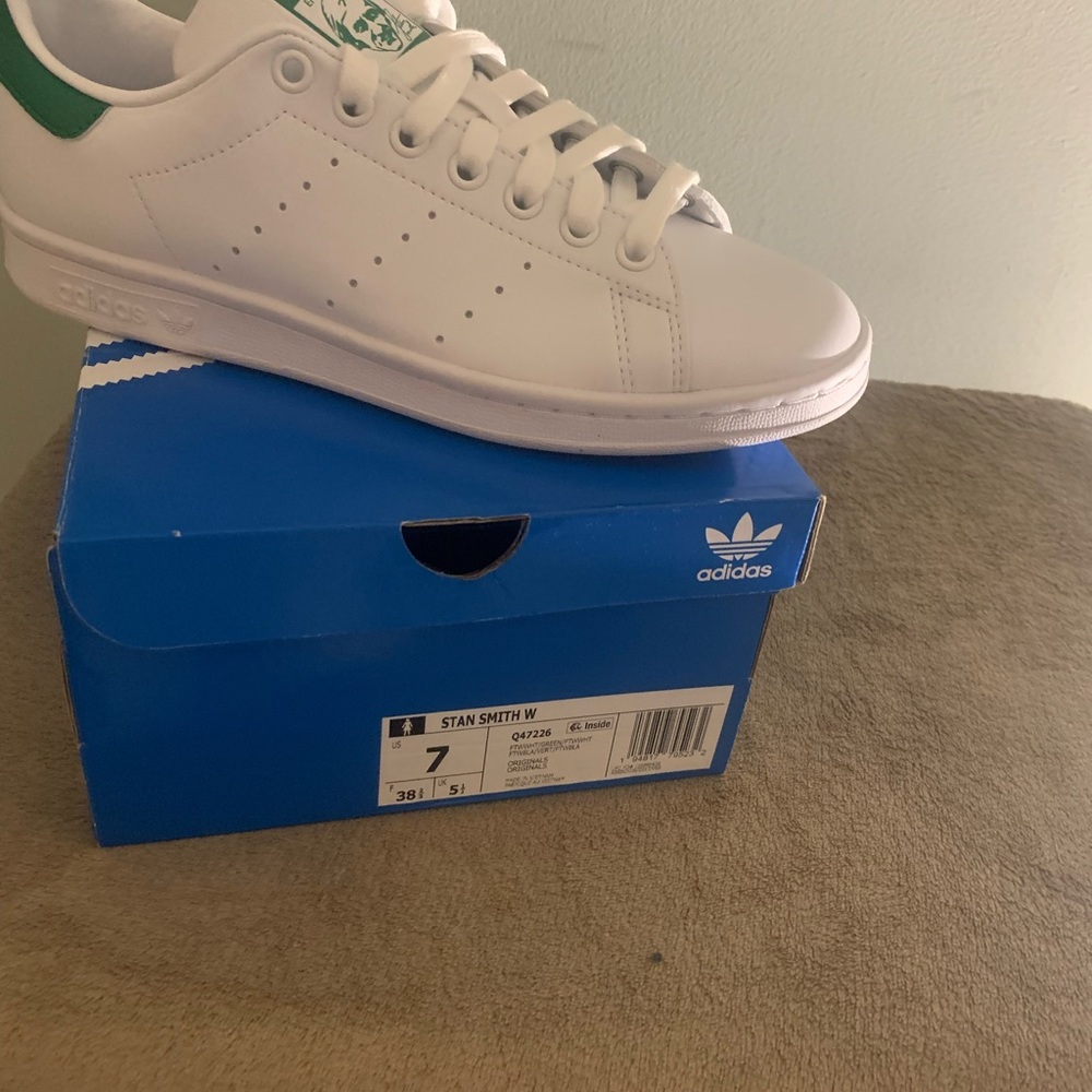 Adidas Stan smith W green and white sneakers